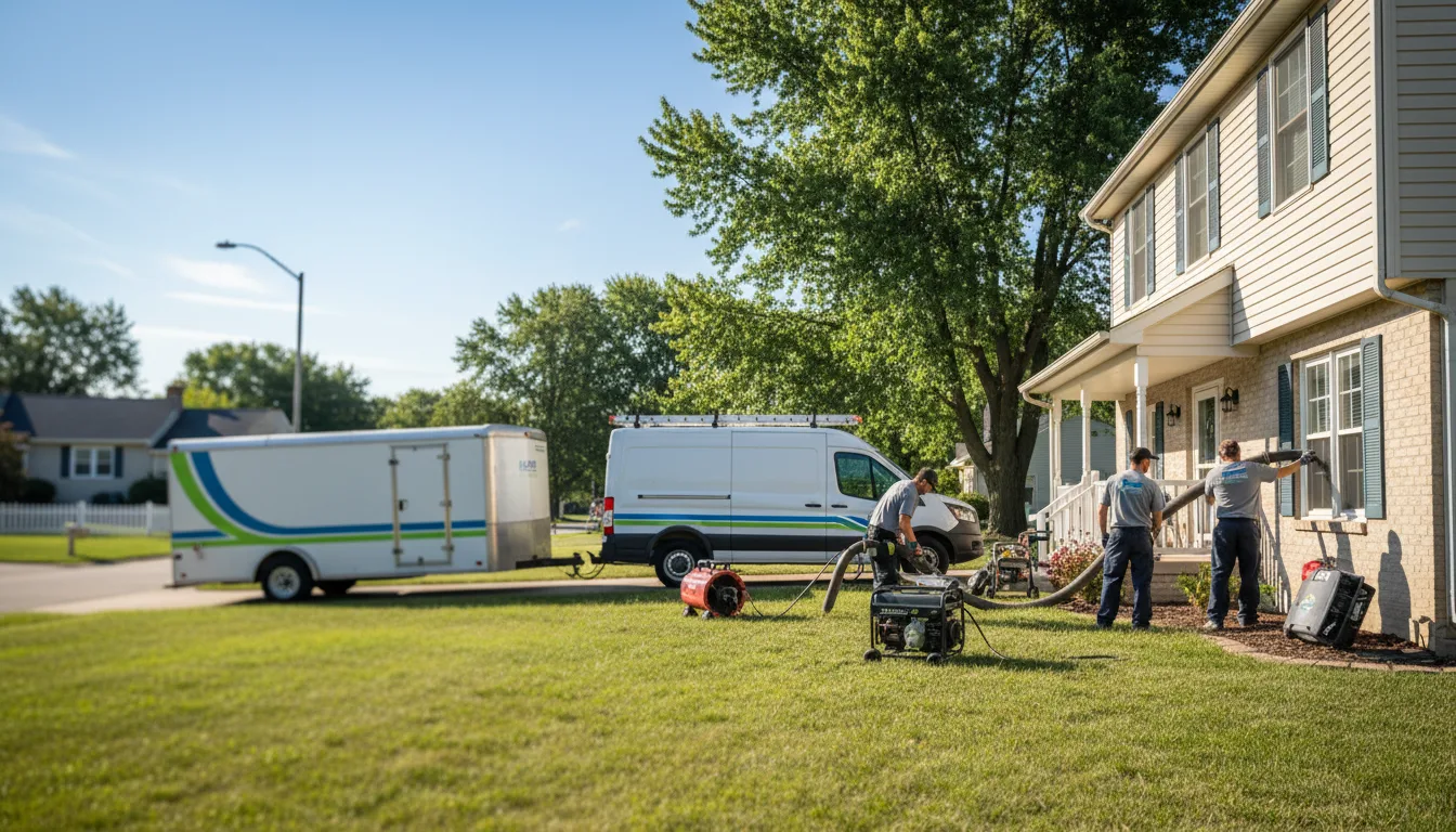 Flooded Basement Restoration And Cleanup With Repair in Holloway, MN near me